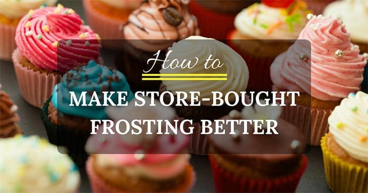 how to make store-brought frosting better