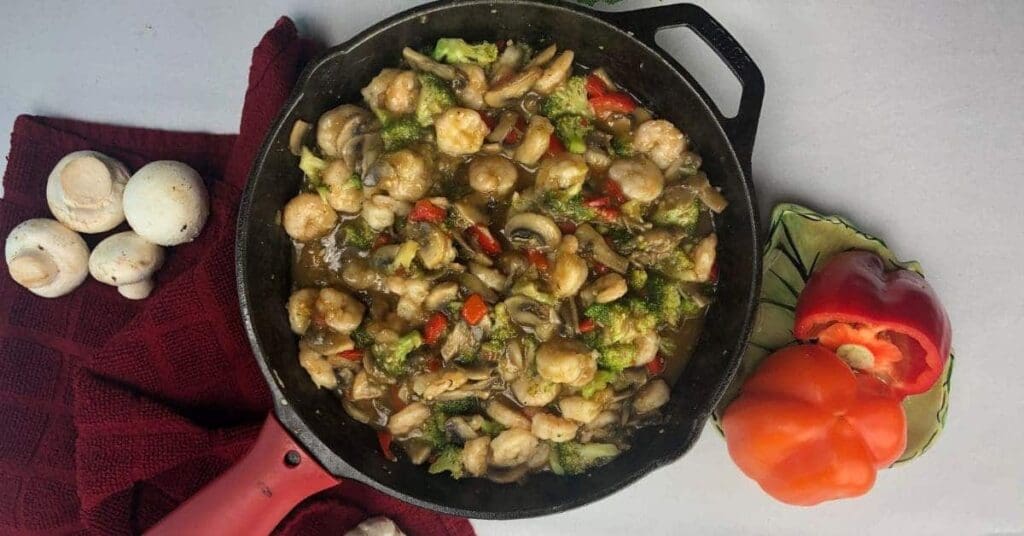 Quick And Easy Stir Fry: Make This Garlic Shrimp And Mushrooms Recipe At Home!