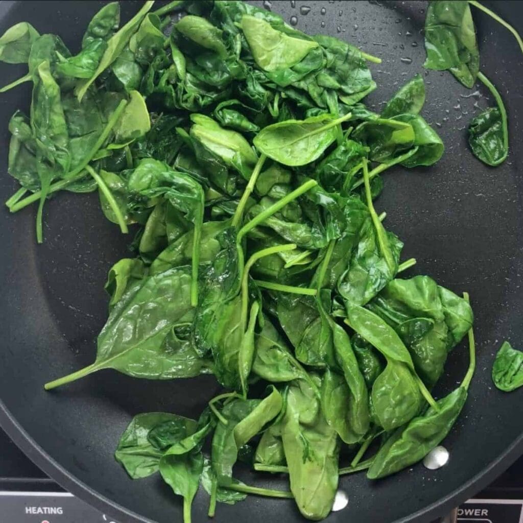 How to sauté spinach