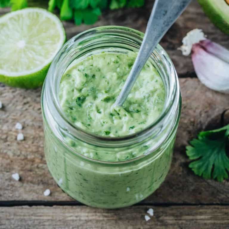 The Best Cilantro Lime Sauce Recipe
