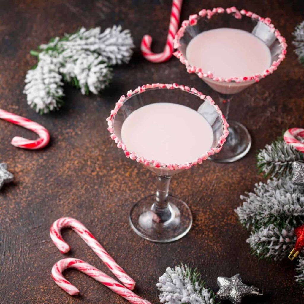 How to Make Festively Delicious Peppermint Martinis