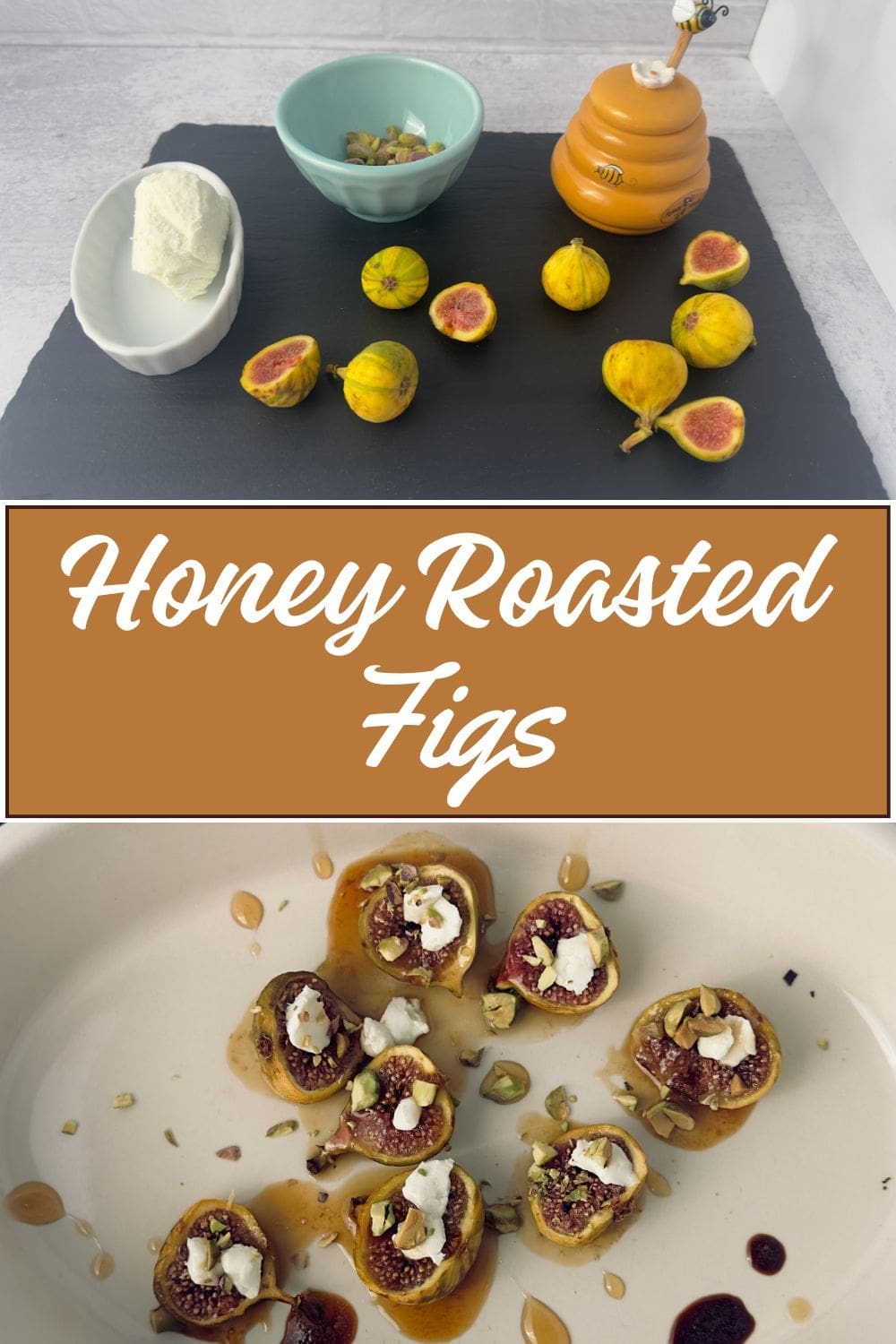 Figs and Goat Cheese Appetizer with Honey