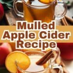 Non-alcoholic spiced cider made in the crockpot, perfect for fall