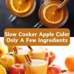 Easy crockpot apple cider with simple ingredients, perfect for fall