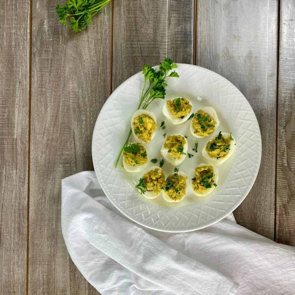 Avocado Deviled Eggs