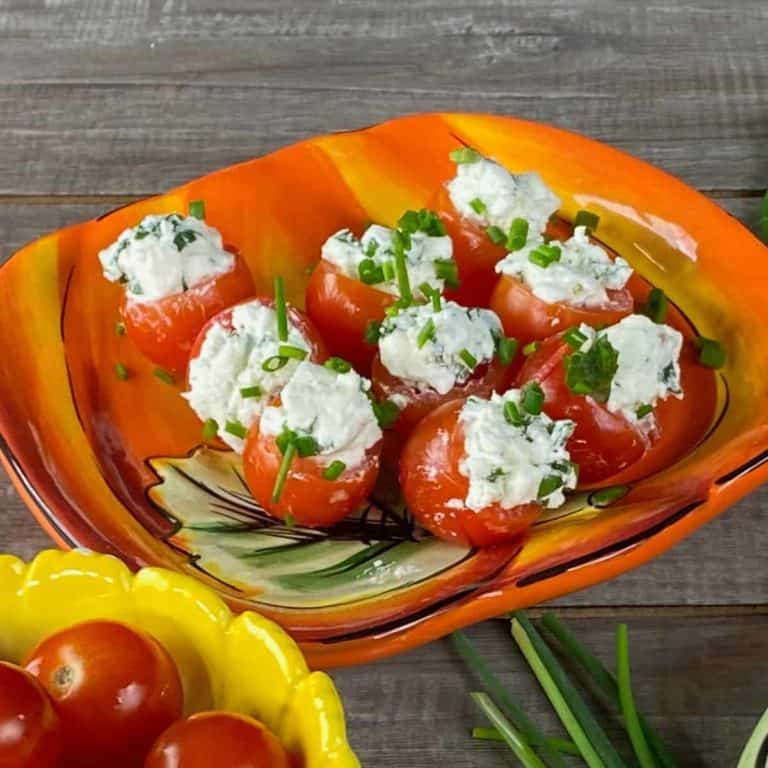 How To Make Goat Cheese Stuffed Cherry Tomatoes
