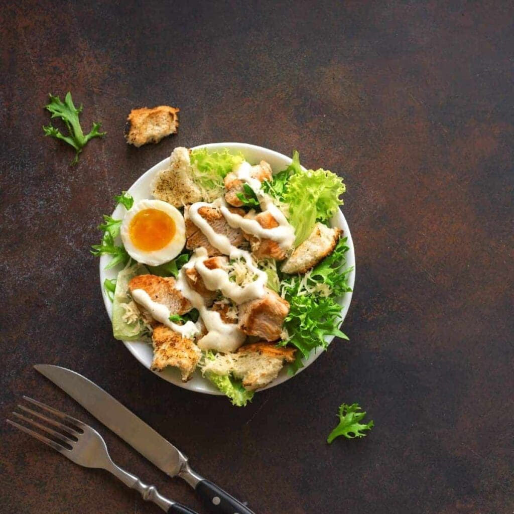 How To Make Caesar Salad (Dressing Recipe Included)