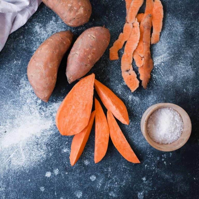 How to cut sweet potatoes (dice, slice, and julienne)