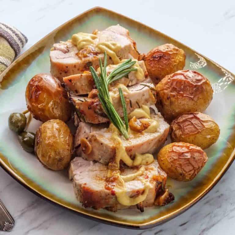 Mustard Pork Chops Recipe (4-Ingredient Dinner)