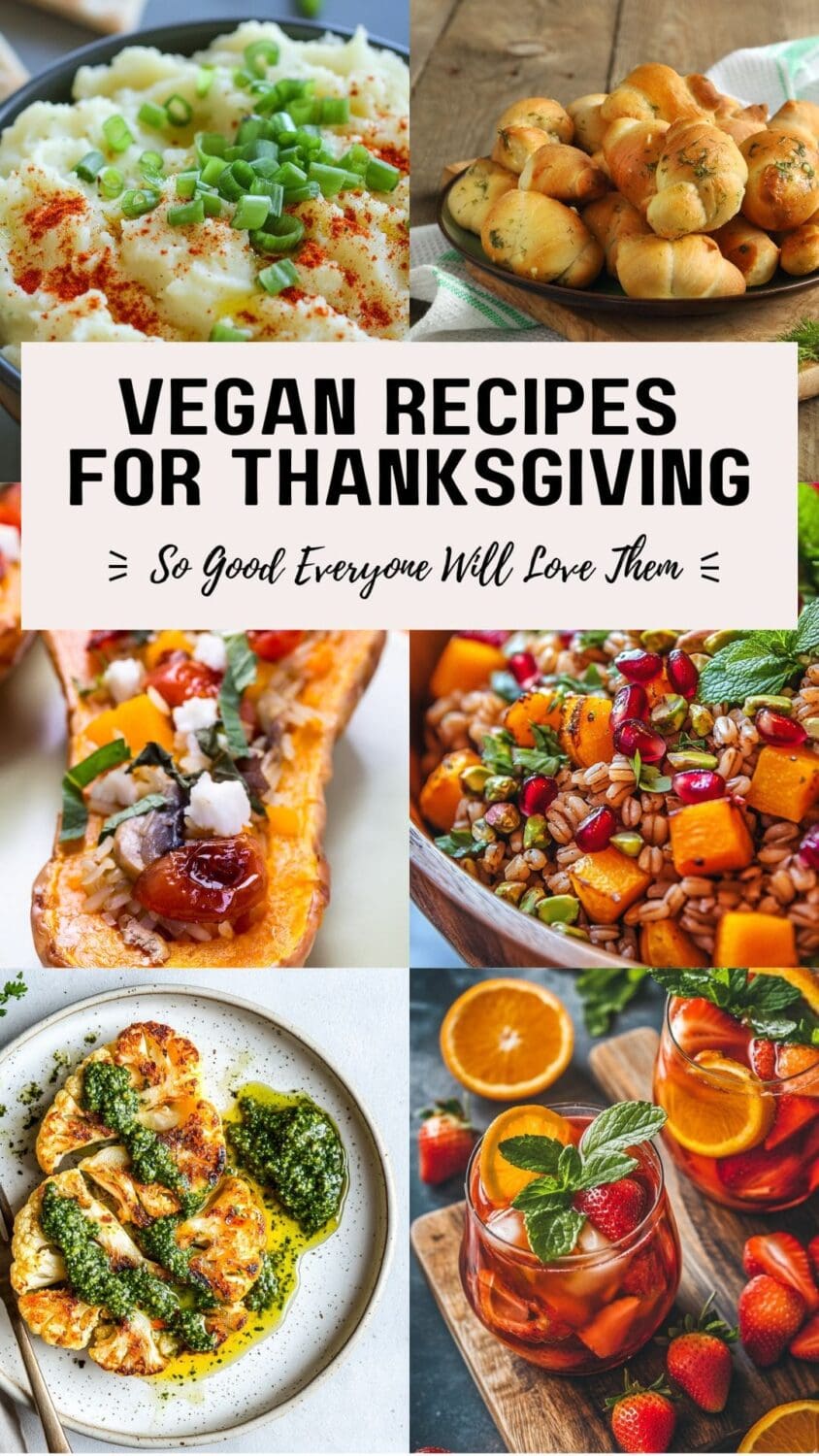 Vegan Thanksgiving Recipes Main Dishes and Appetizers