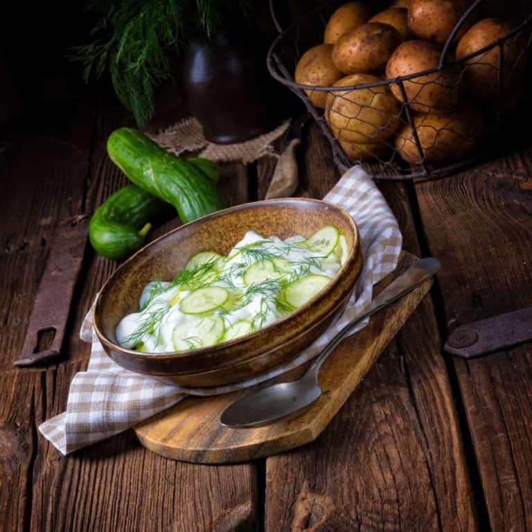 Easy German Cucumber Salad Recipe