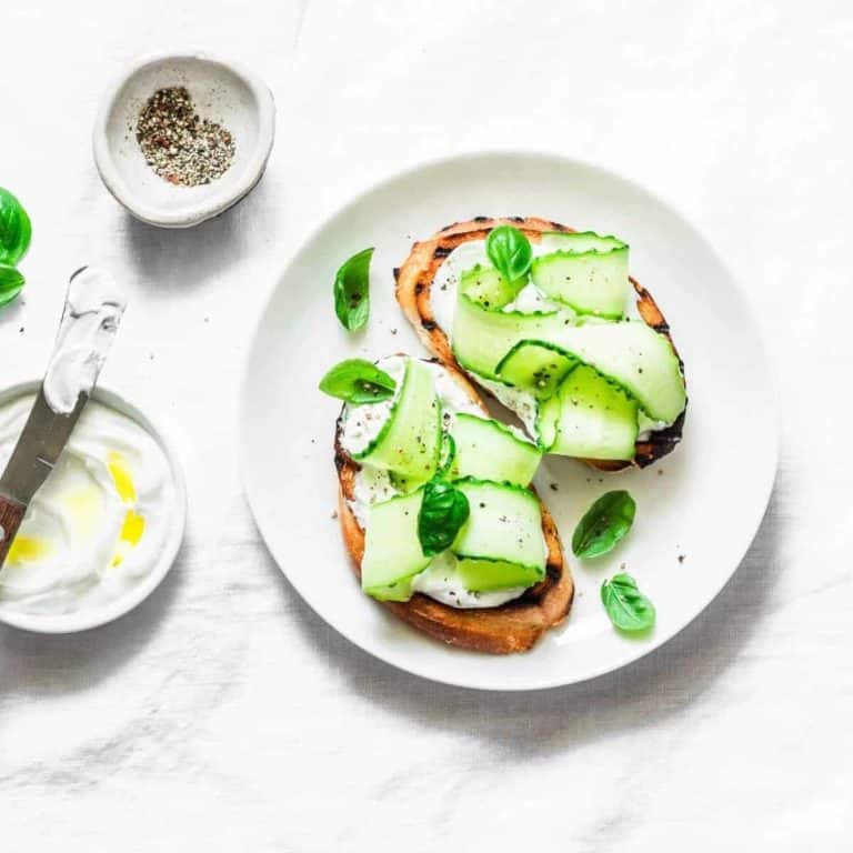 Open-Faced Cucumber Sandwiches Recipe