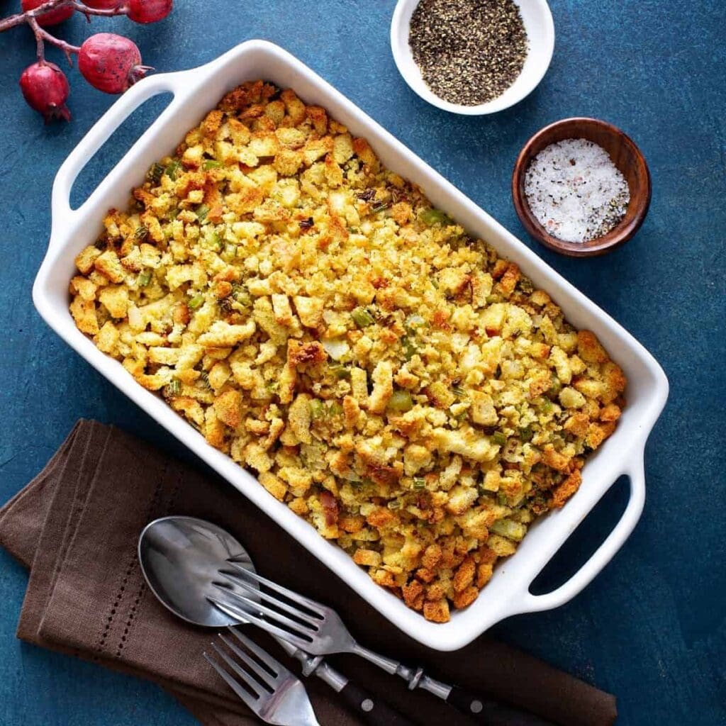 How to reheat stuffing