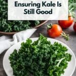 A photo of fresh, healthy kale.