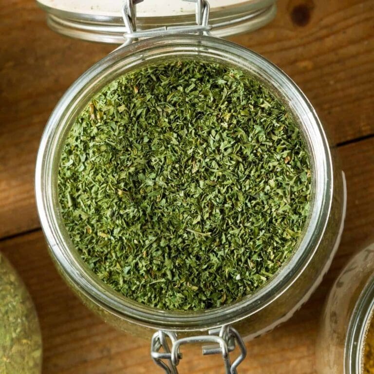 How to dry parsley