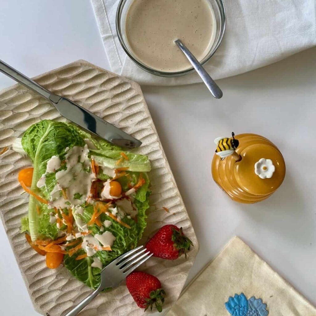 Easy creamy balsamic dressing recipe