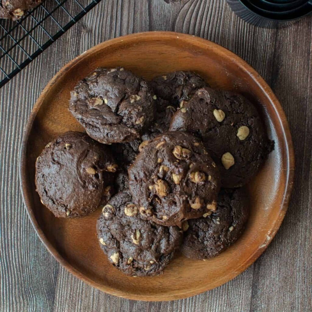 Irresistible Chocolate Peanut Butter Cookies — Cake Mix Shortcut!