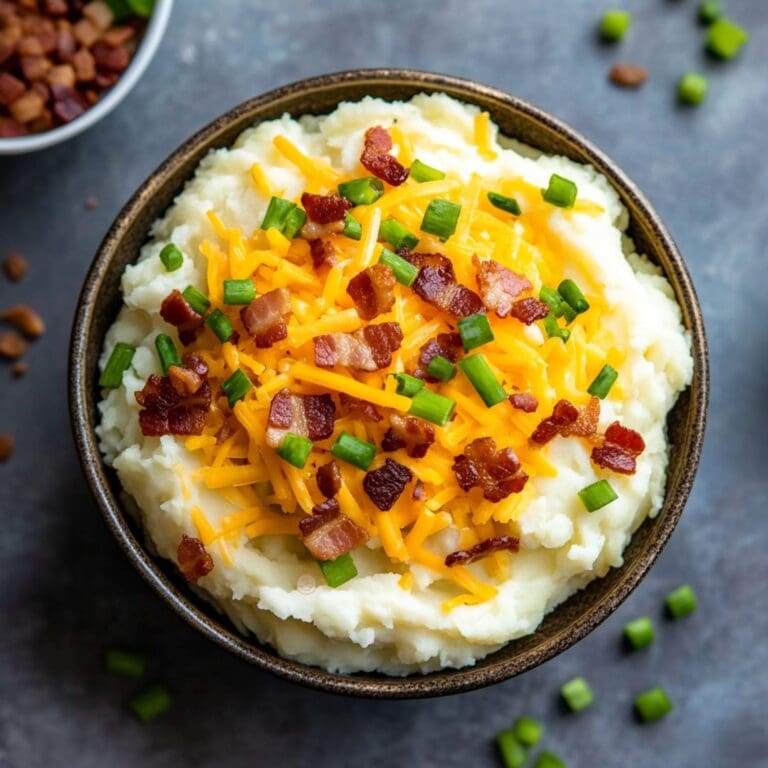 Creamy, Cheesy, Irresistible: Loaded Mashed Potatoes That Steal the Show