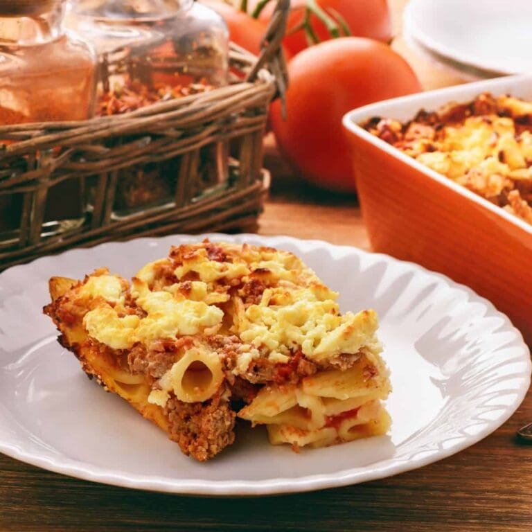 Authentic Greek Baked Ziti Made From Scratch (Pastitsio)