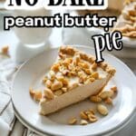 Easy No Bake Peanut Butter Pie Recipe