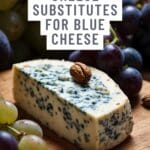 A close-up photo of a blue cheese appetizer platter.