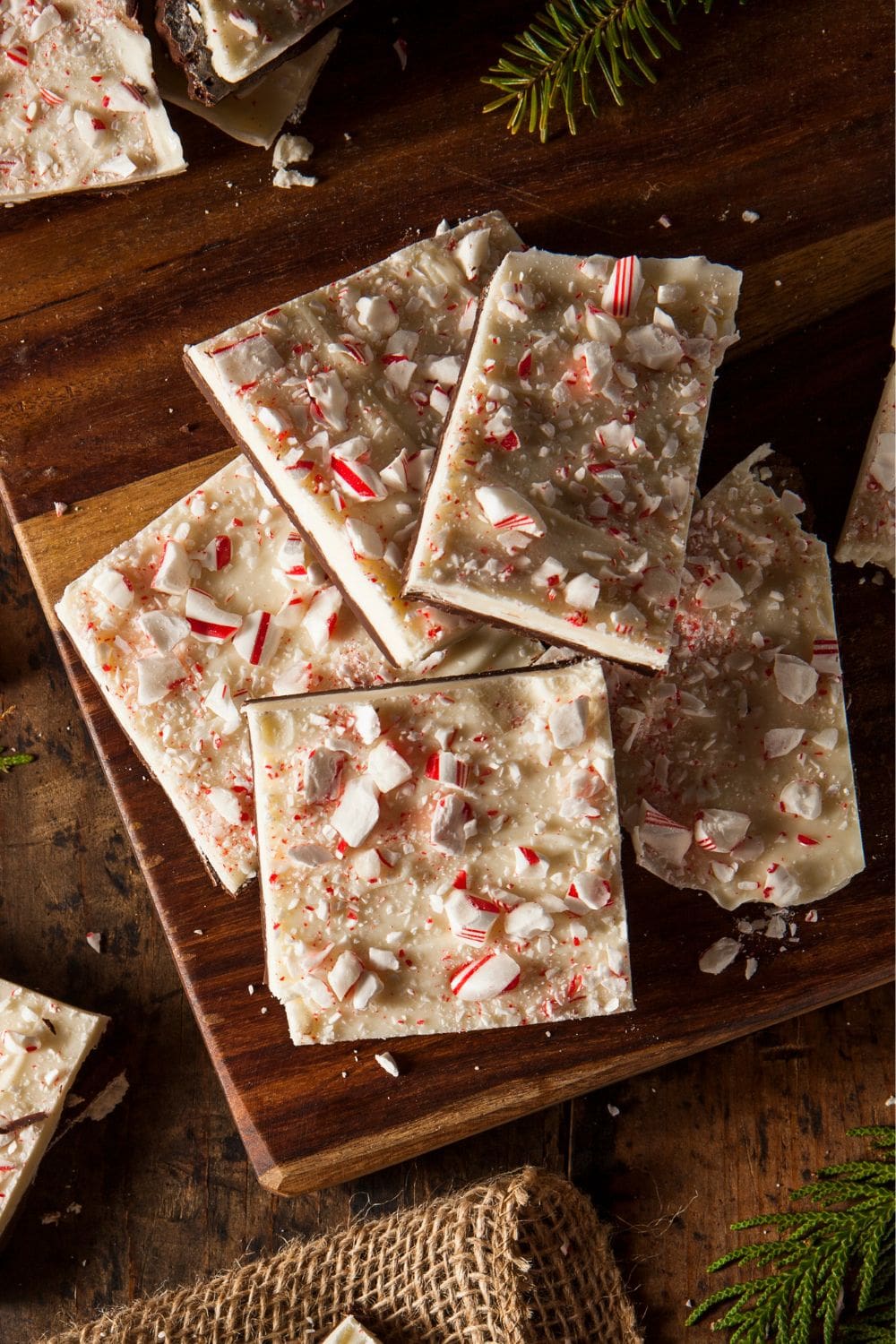 Easily create a delightful holiday treat with this simple recipe for rich chocolate peppermint bark.