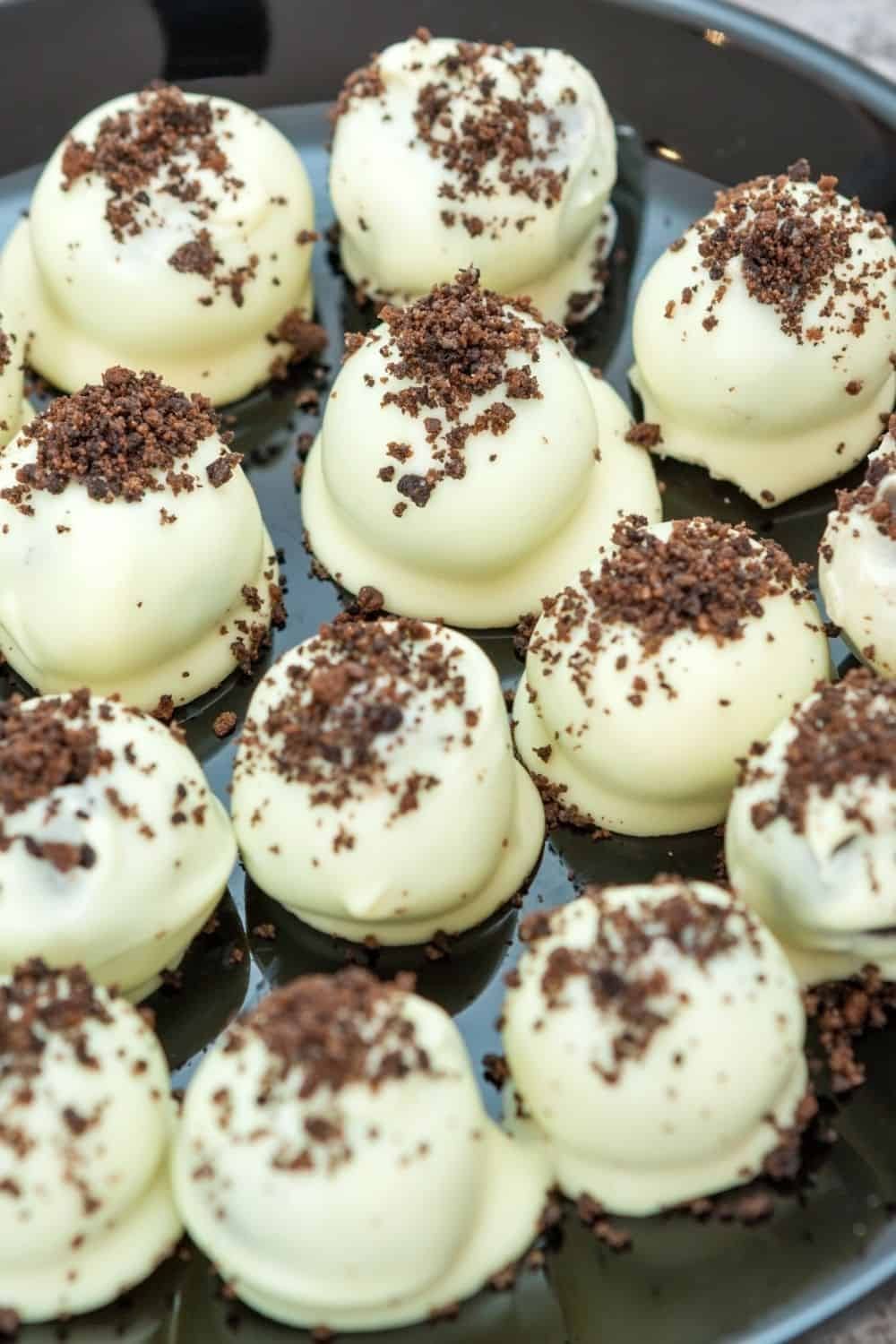 A delightful indulgence, these White Chocolate Oreo Truffles are made with a simple combination of Oreos, cream cheese, and white chocolate.