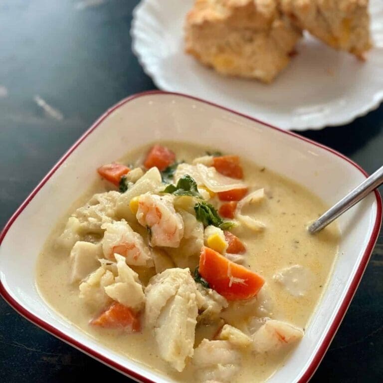 Seafood Chowder Recipe | Chunky With A Light & Creamy Sipping Broth
