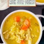 A bowl of mulligatawny soup.