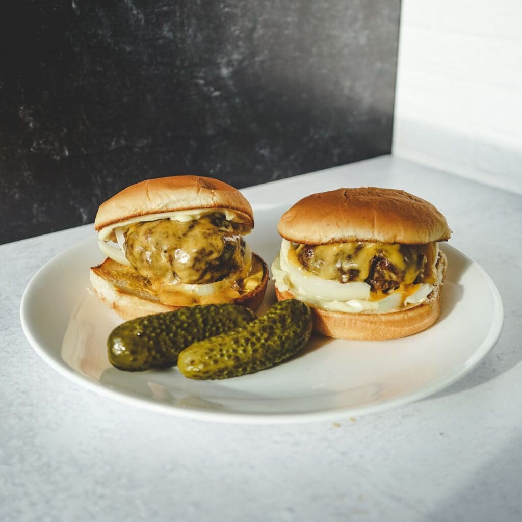 The BEST Air Fryer Hamburgers