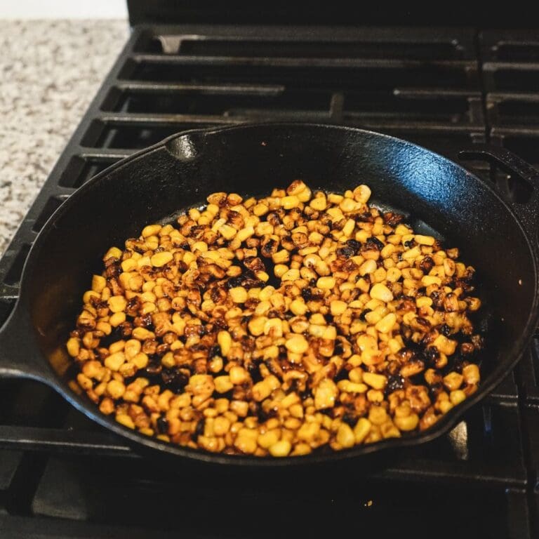 Easy 4-Ingredient Skillet Fried Corn Recipe: Smoky & Delicious!