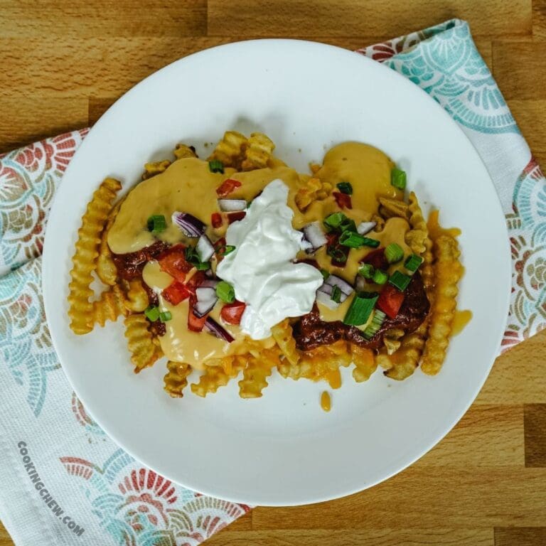 The Best Air Fryer Loaded Cheese Fries – Ready in Minutes!