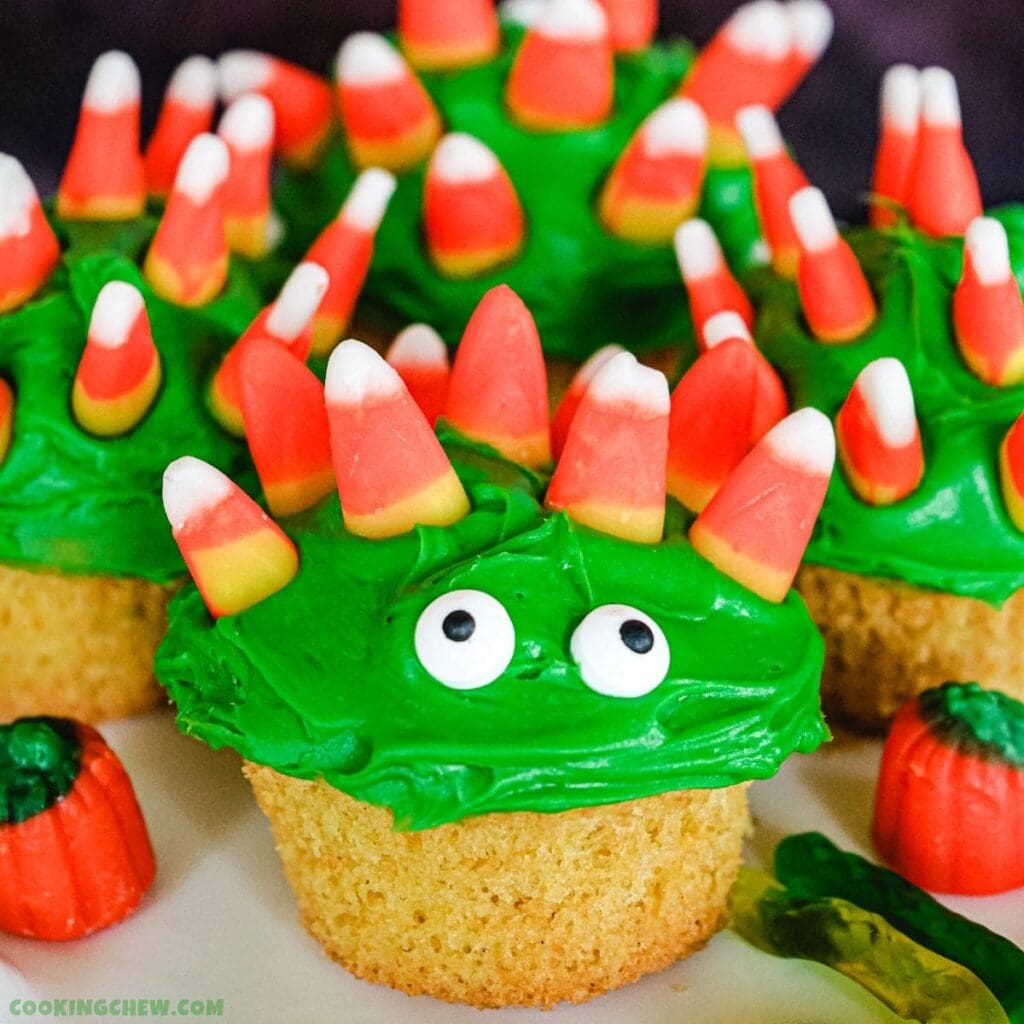Easy Monster Cupcakes – For Halloween Or Anytime Of Year! 👻 🎂
