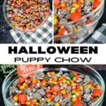 Spooky Halloween Puppy Chow Chex Mix Recipe for a Festive Party Snack