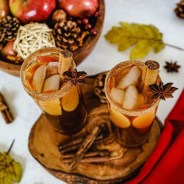 Apple Rum Fizz Cocktail Recipe: Your New Fall Favorite!