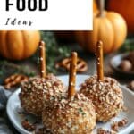 Fall-themed pumpkin appetizers and snacks for autumn parties