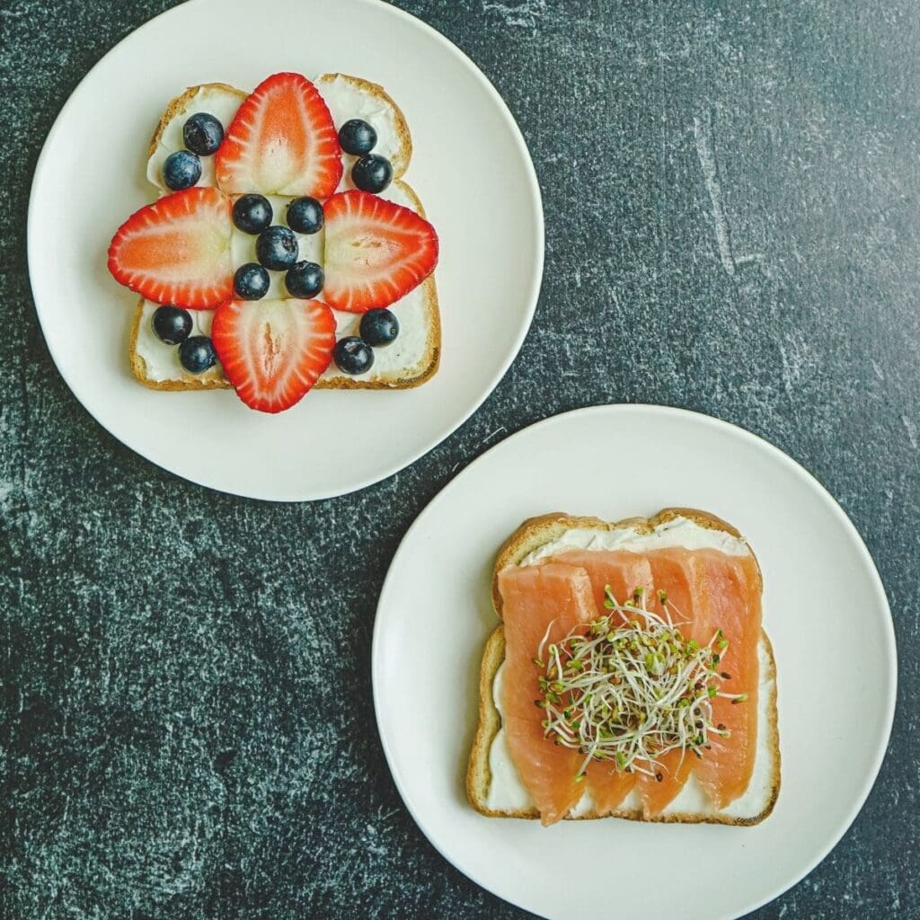 Cream Cheese Toast + Tips & Topping Ideas