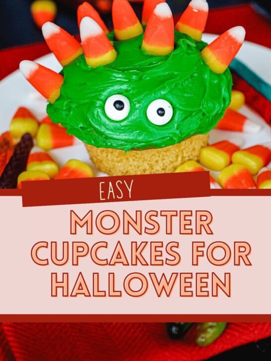 Easy Monster Cupcakes for a Spooky Halloween