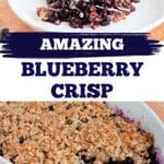 Fresh and Delicious Blueberry Crisp Dessert