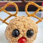 Make-ahead Christmas cheese ball recipe – perfect for holiday brunch