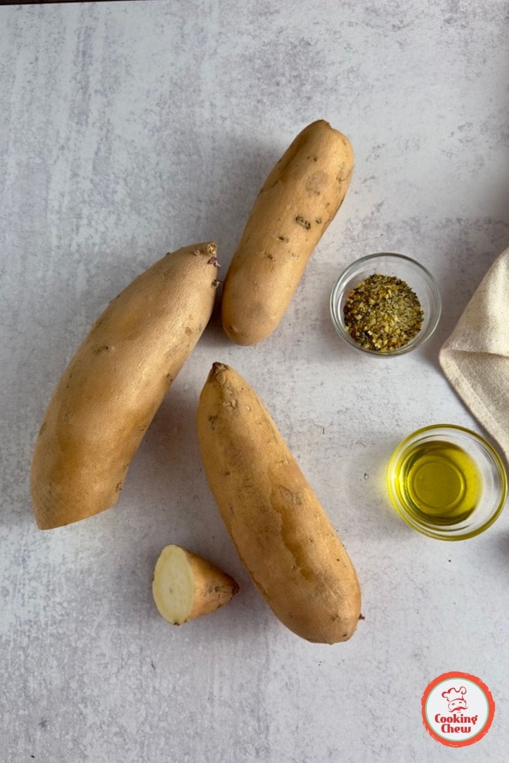 Air fryer sweet potato rounds, crisp and tasty.