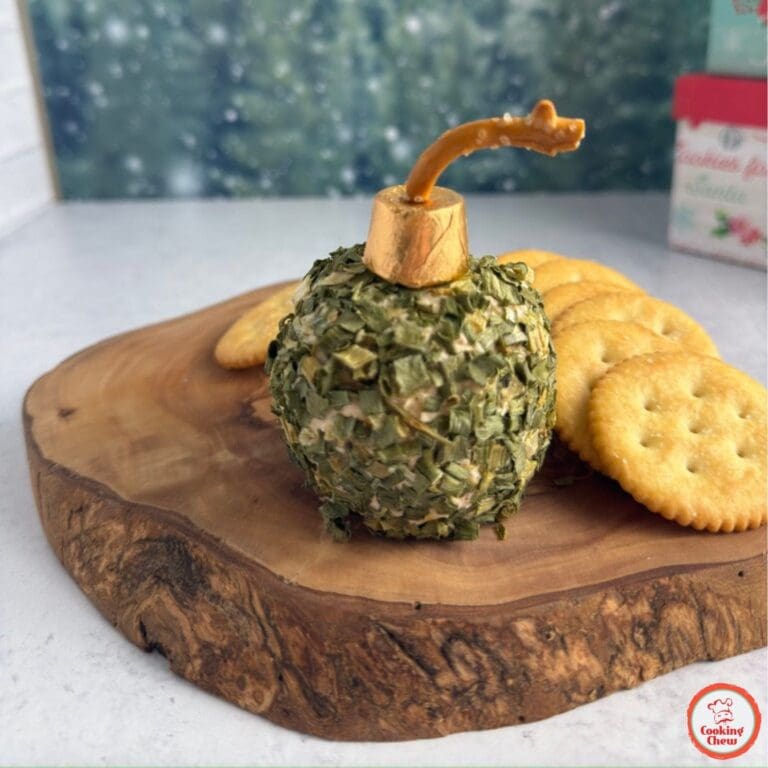 Festive Ornament Cheese Ball Recipe for Christmas Parties