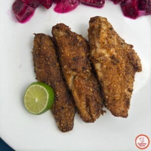Easy fried fish with bold homemade seasoning.