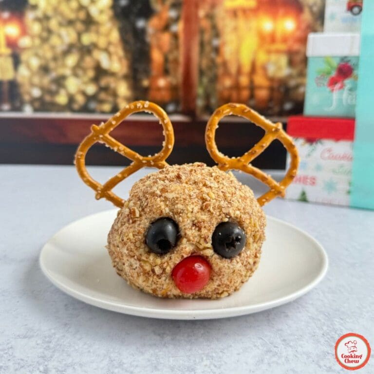Festive Rudolph Cheese Ball – Perfect Christmas Party Appetizer