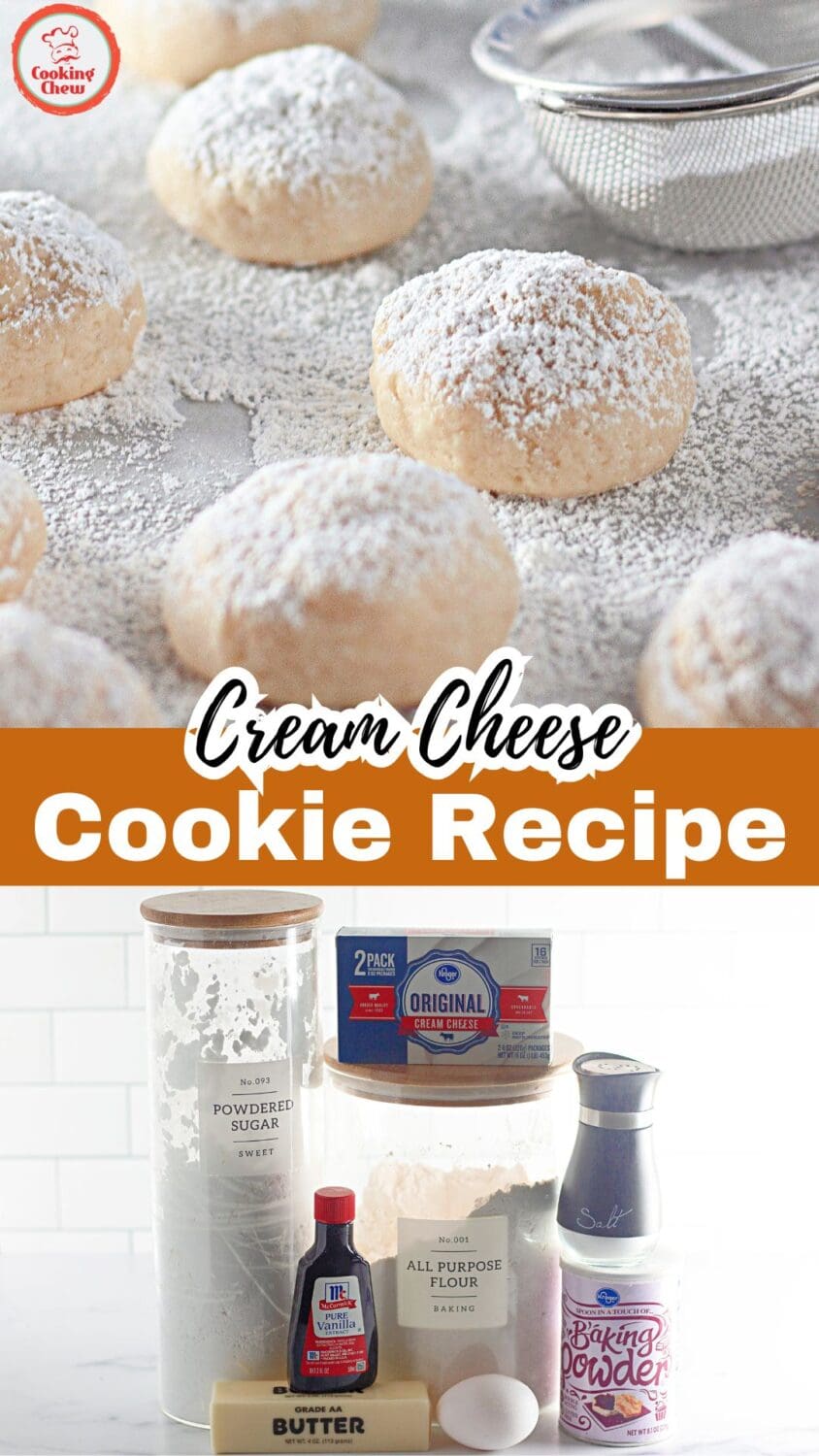 Cream cheese cookies recipe featuring soft and flavorful holiday treats, perfect for Christmas dessert tables.
