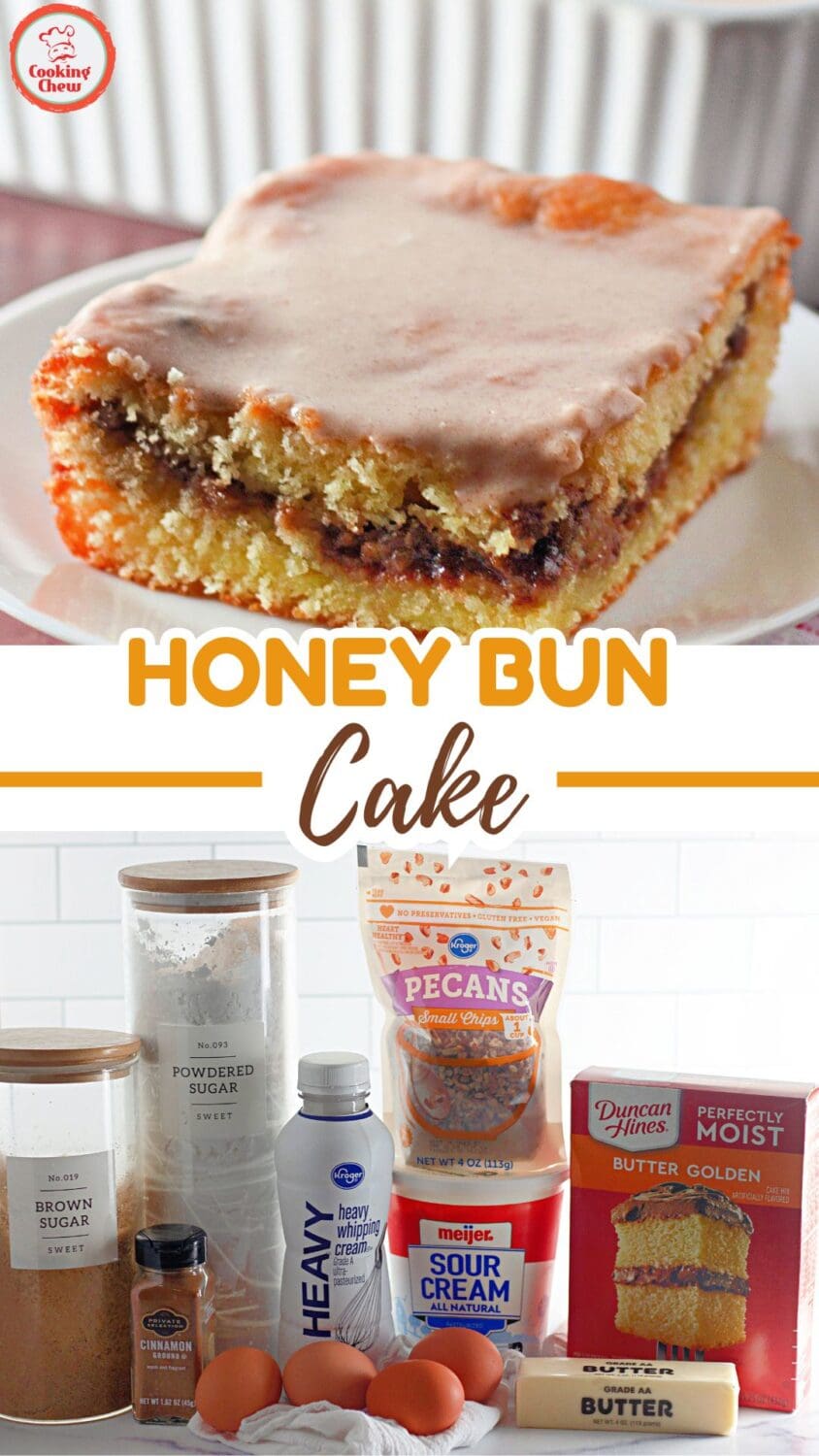 Easy Honey Bun Cake Recipe Using Cake Mix
