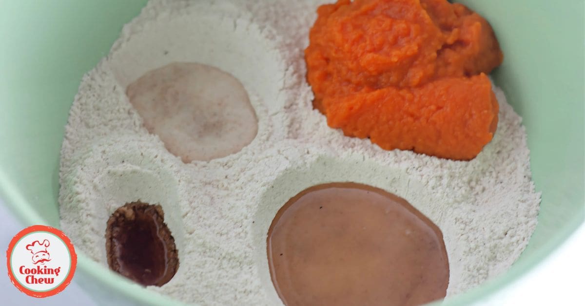 Egg-free and dairy-free pumpkin wacky cake, an easy fall desser