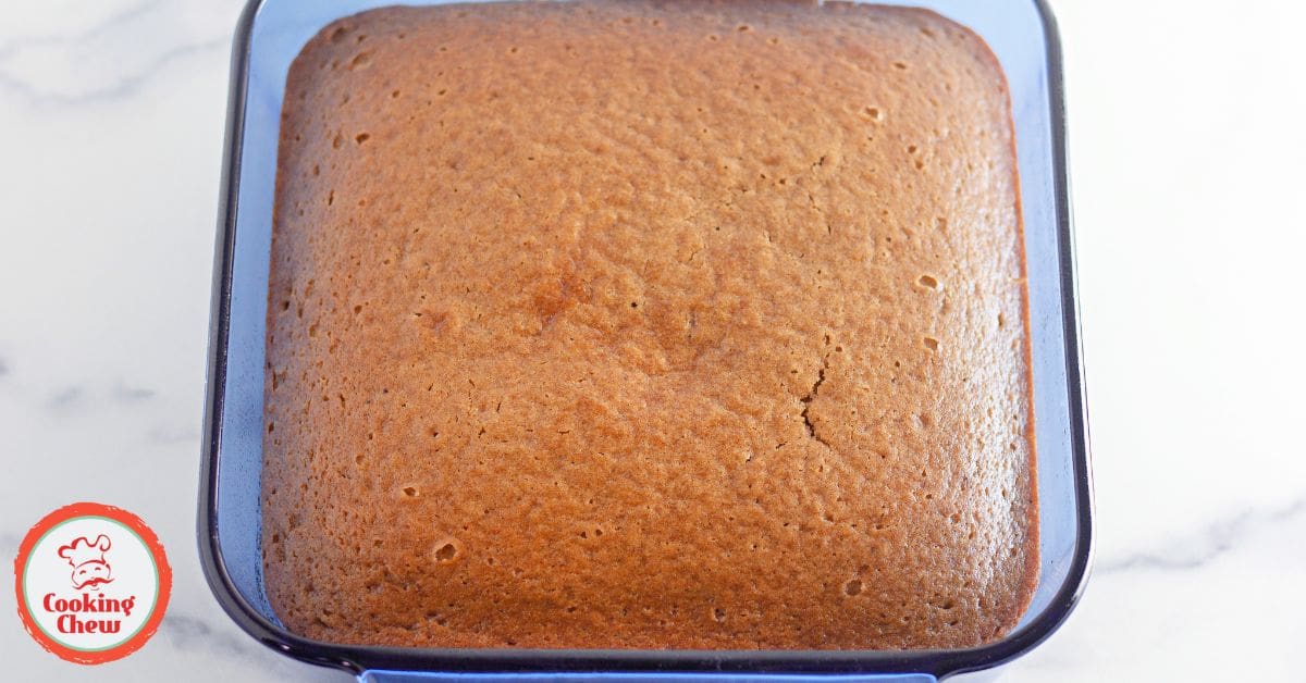 Pumpkin crazy cake, a moist and fluffy fall dessert, made without dairy.