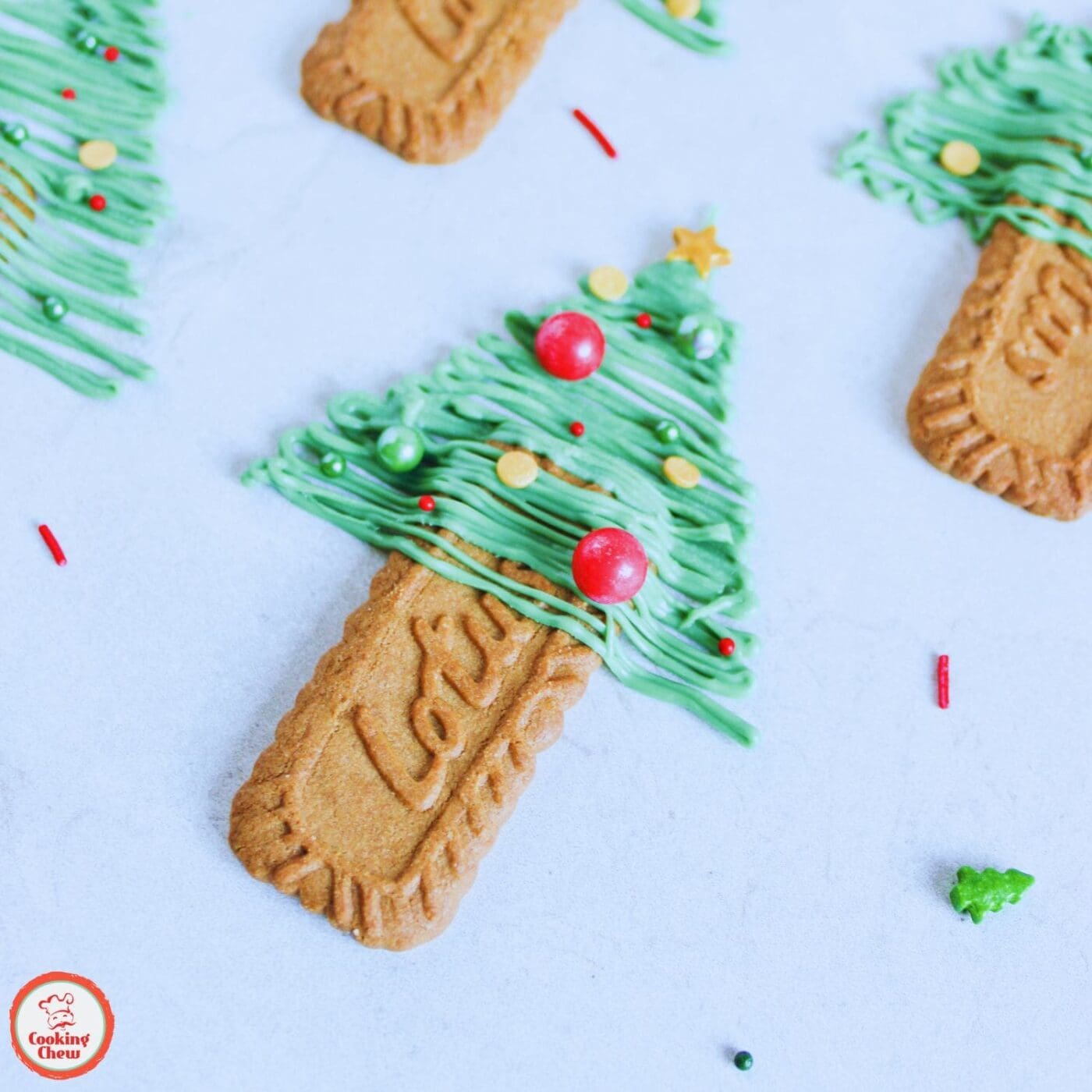 Chocolate Christmas trees, a festive no-bake dessert for the holidays.