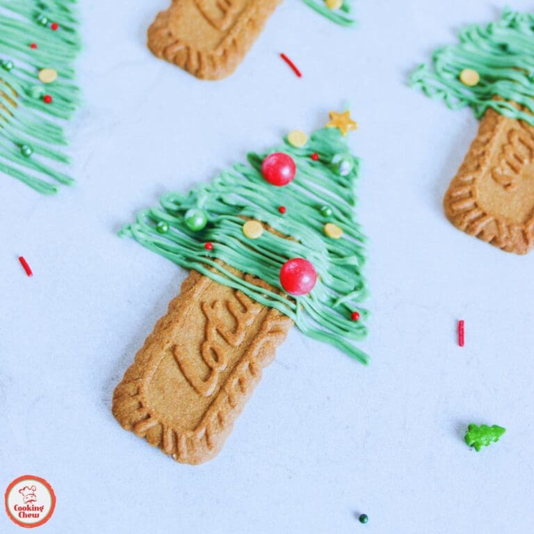 Chocolate Christmas trees, a festive no-bake dessert for the holidays.